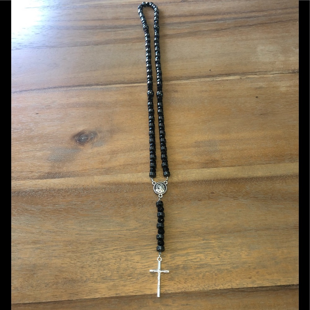 🙏 ROSARY HEMATITE NECKLACE 🙏